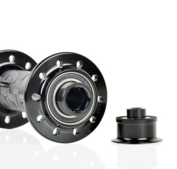 Koozer RS270 Ön:5x100mm 20h, Arka:5x130mm 24h HG 8-11s Yarış Bisikleti Göbek Seti Siyah-Kırmızı