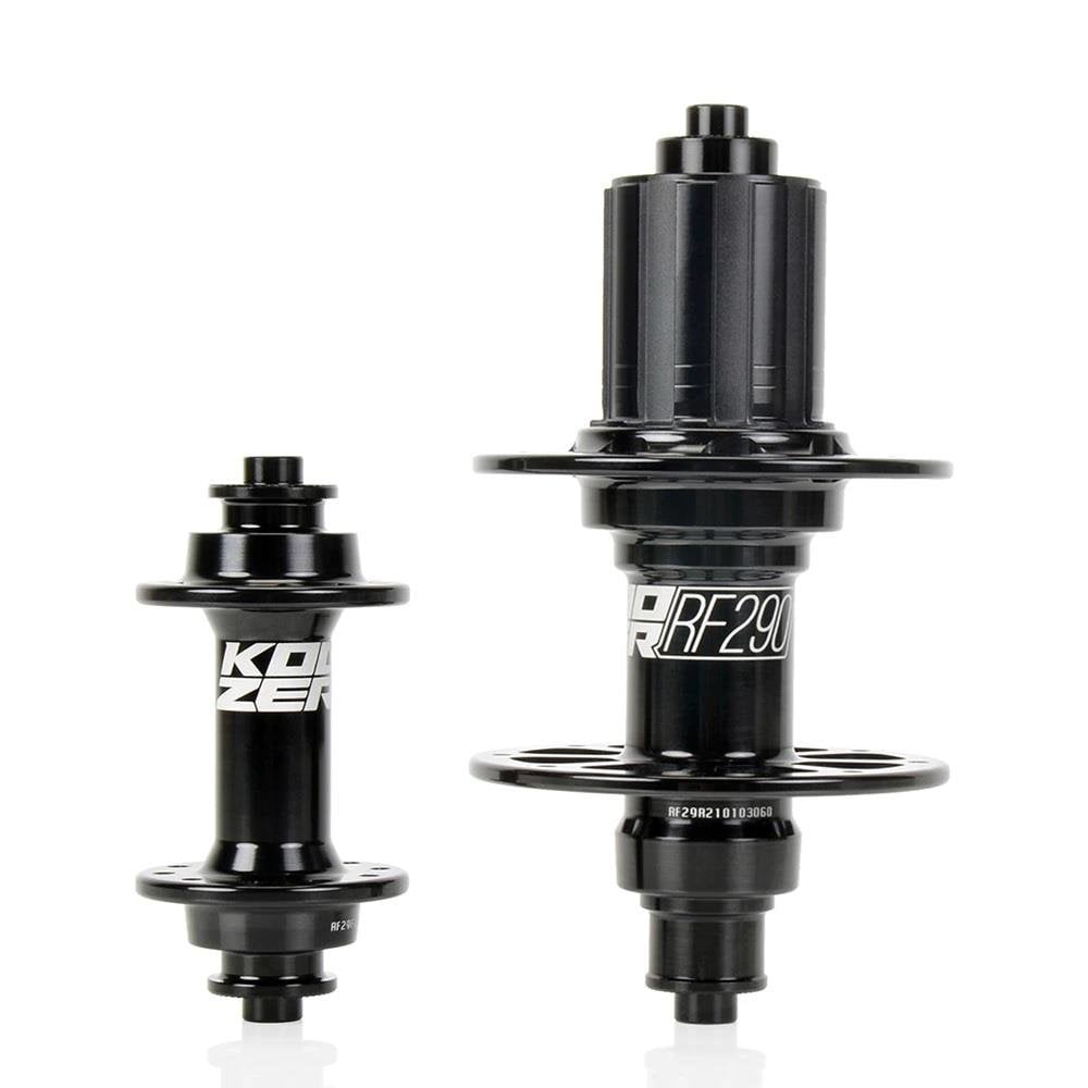 Koozer RF290 Ön:5x74mm 20h, Arka:5x130mm 24h HG 8-11s Katlanır Bisiklet Göbek Seti Siyah