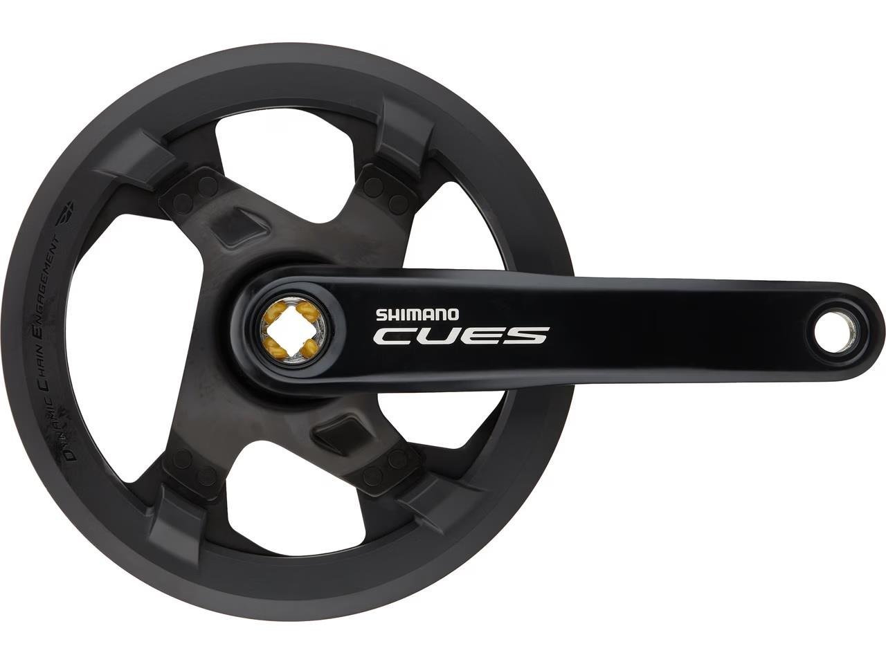 Shimano Cues FC-U4000-1 170mm 42T 1x9/10/11s Uyumlu Kapaklı Aynakol Siyah