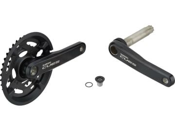 Shimano Cues FC-U4010-2 175mm 46-30T 2x9/10s Uyumlu Kapaklı Aynakol Siyah
