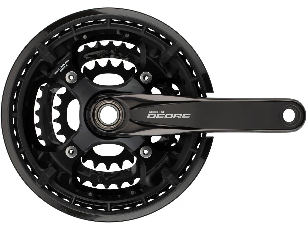 Shimano Deore FC-T6010 48x36x26T 10v 175mm Kapaklı Aynakol Siyah