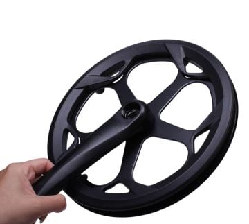Sunrun 52T 170mm Katlanır Bisiklet Çift Muhafazalı Tekli Alüminyum Aynakol
