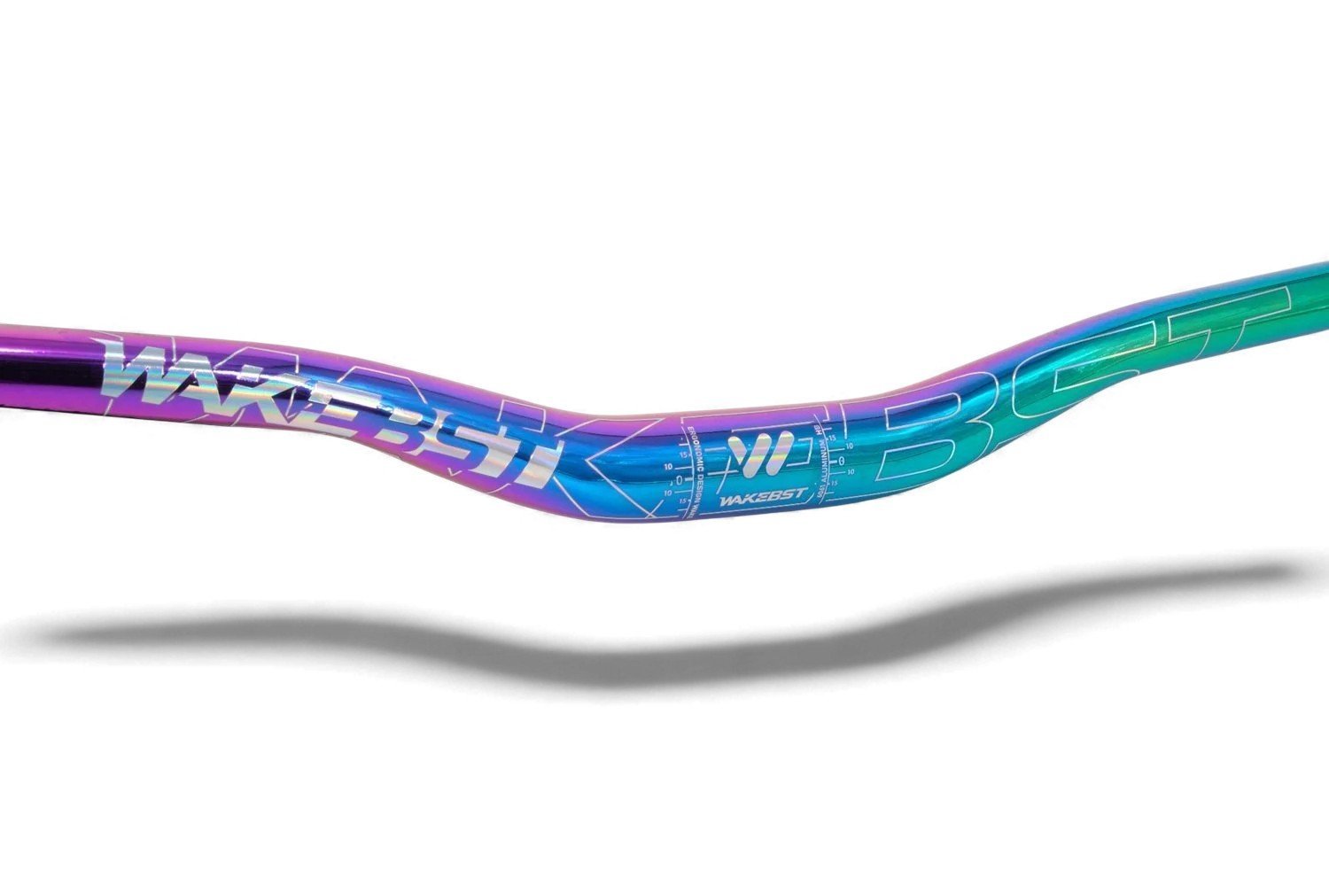 Wake BST 31.8x780mm R:30 Alüminyum Mtb Bisiklet Gidonu Rainbow