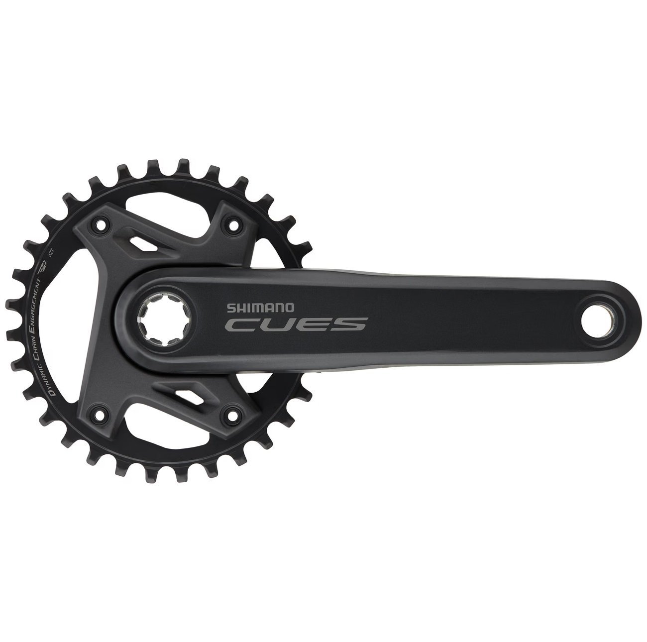 Shimano Cues FC-U6000-1 170mm 32T 1x9/10/11s Uyumlu Kapaksız Aynakol Siyah