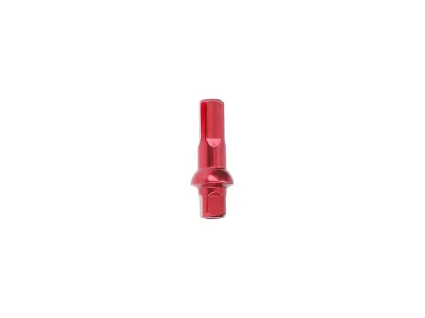 Sapim Polyax 14G 16mm Alüminyum Square Double Secure Lock Jant Teli Başlığı (Nipel) Kırmızı