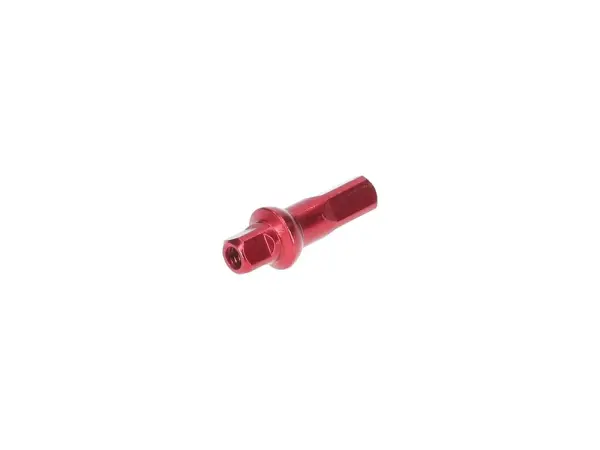 Sapim Polyax 14G 16mm Alüminyum Square Double Secure Lock Jant Teli Başlığı (Nipel) Kırmızı