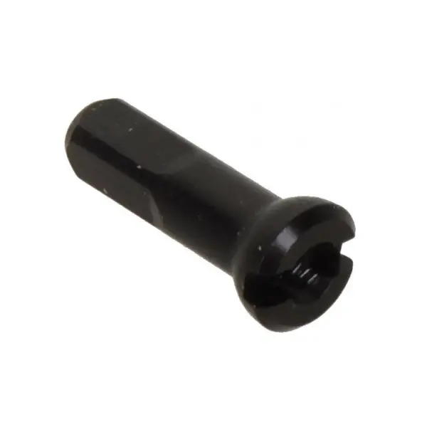 Sapim Polyax 14G 14mm Alüminyum Secure Lock Jant Teli Başlığı (Nipel) Siyah