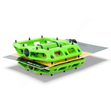 Evo Rulmanlı Çivili Mtb/Trial/Bmx Platform Pedal Yeşil