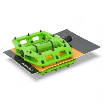 Evo Rulmanlı Çivili Mtb/Trial/Bmx Platform Pedal Yeşil