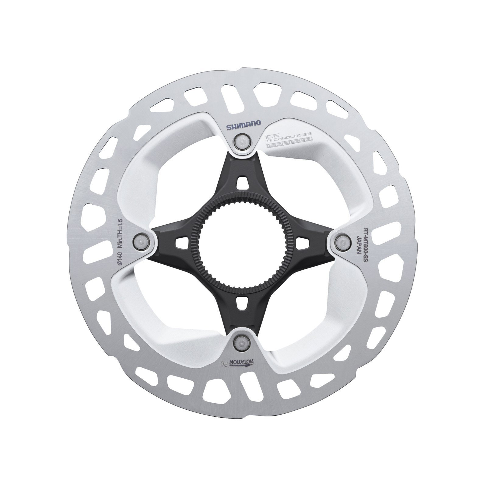 Shimano Ultegra/Deore XT RT-MT800 140mm Center Lock Ice-Tech Freeza Rotor IRTMT800SSE