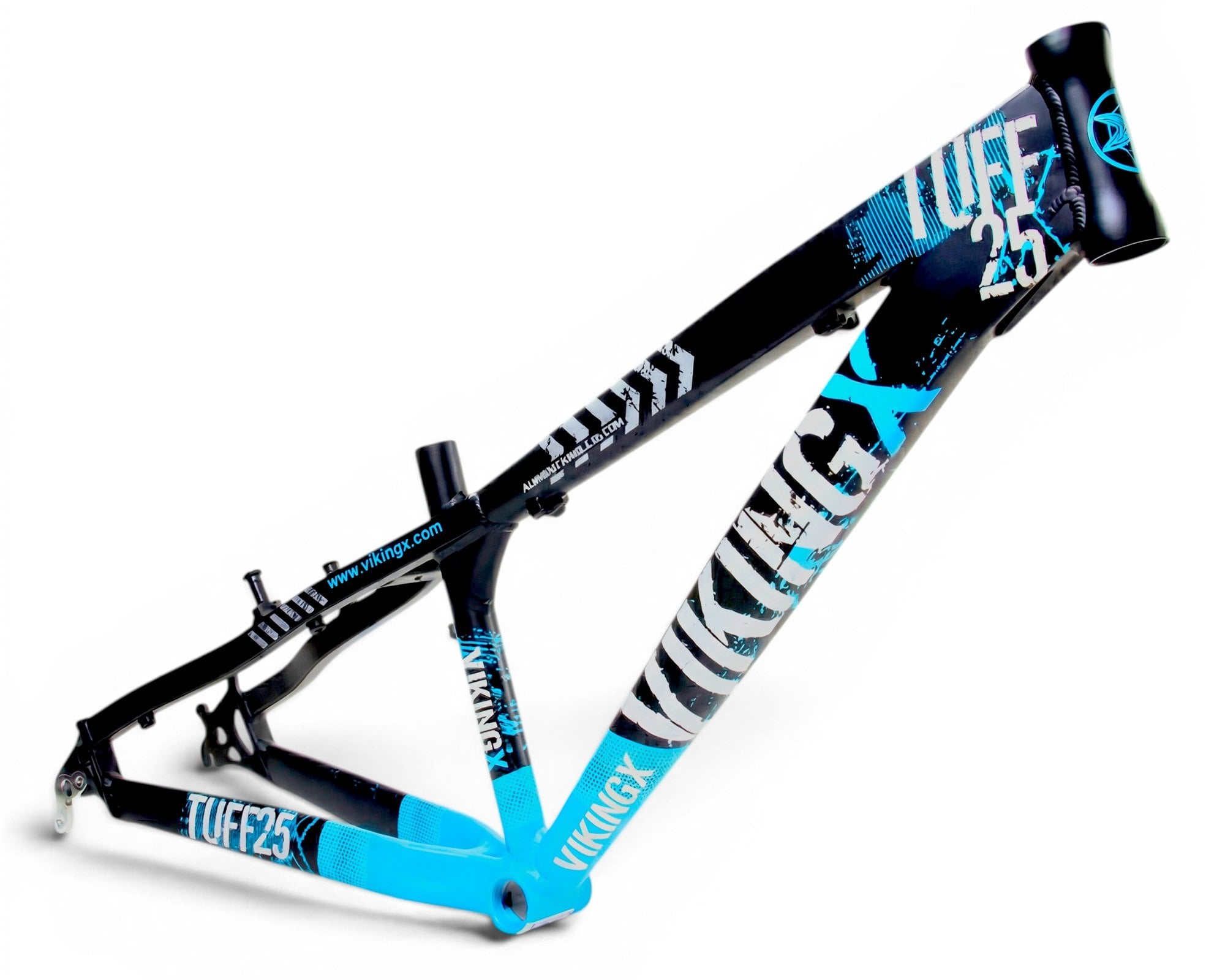 26 VikingX TUFF X26 Dirt Jump Alüminyum Bisiklet Kadrosu Siyah-Mavi