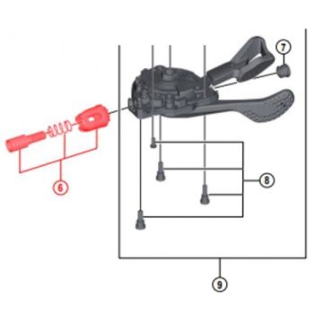 Shimano Deore XT Vites Kolu Tel Gerginlik Ayar Ünitesi Y03K98030