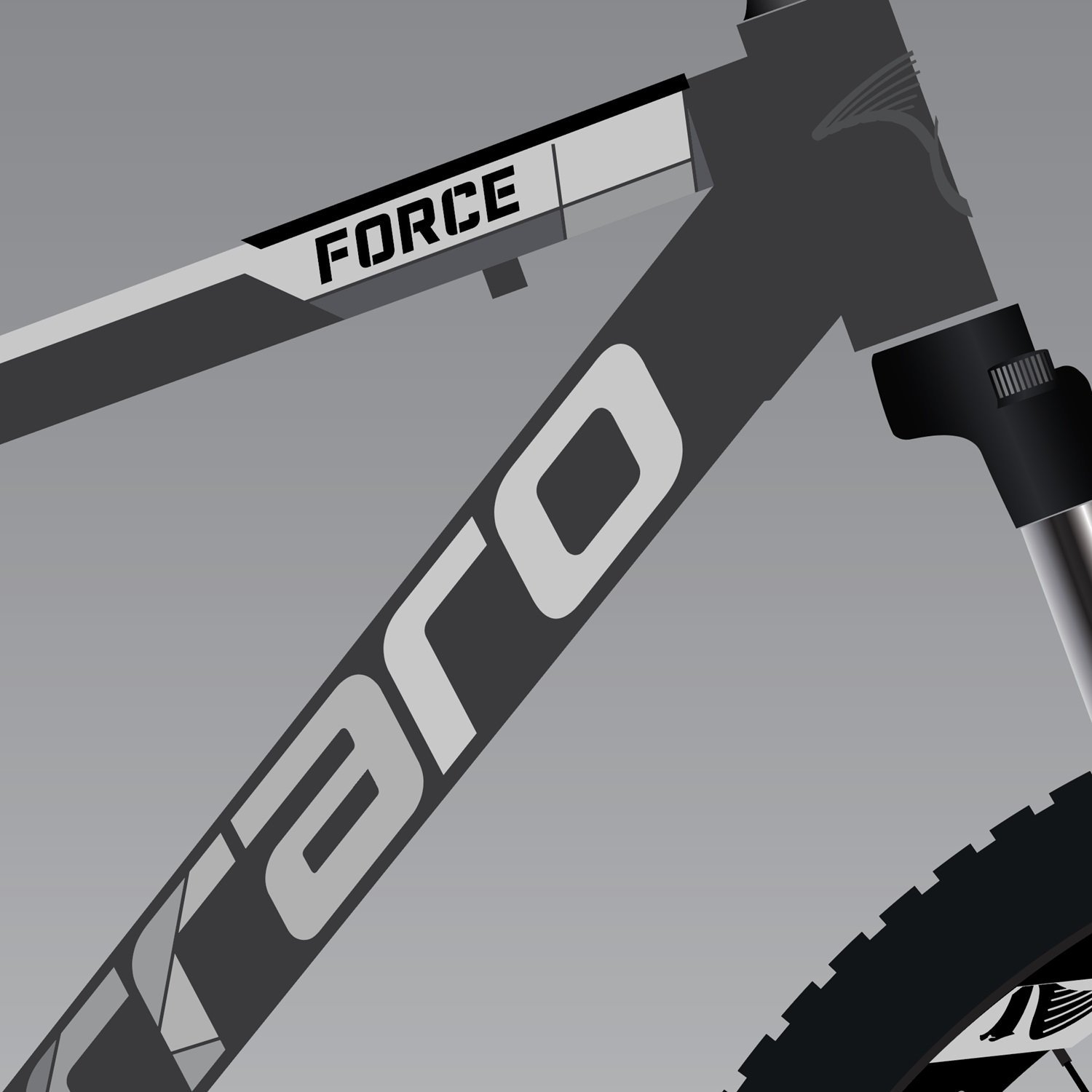 27.5 Carraro Force 750 24v H.Disk Fren Dağ Bisikleti 48cm - M.Antrasit-Gri