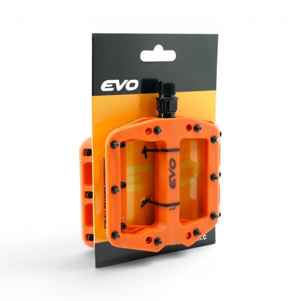 Evo Rulmanlı Çivili Mtb/Trial/Bmx Platform Pedal Turuncu