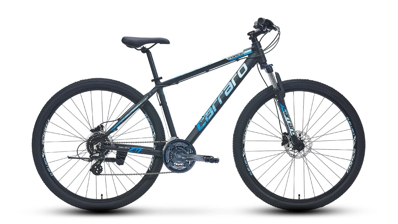 27.5 Carraro Force 750 24v H.Disk Fren Dağ Bisikleti 48cm - M.Siyah-Mavi