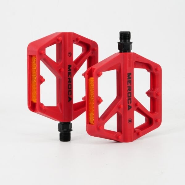 Meroca Rulmanlı Çivili Mtb/Trial/Bmx Platform Pedal Kırmızı