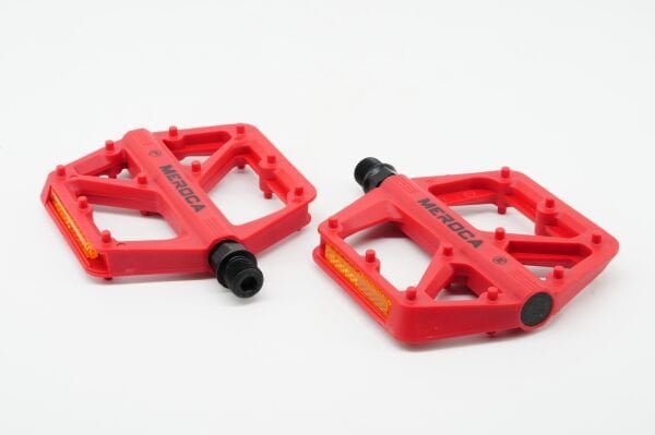 Meroca Rulmanlı Çivili Mtb/Trial/Bmx Platform Pedal Kırmızı