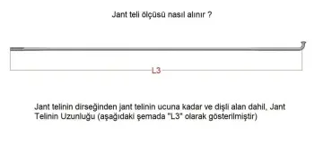 Sapim 2mm Paslanmaz Çelik Jant Teli Özel Ölçü