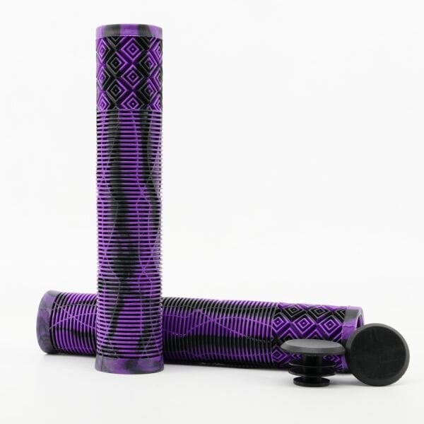 Evo Bmx/Mtb 165mm Kauçuk Uzun Bisiklet Elcik Mor-Siyah
