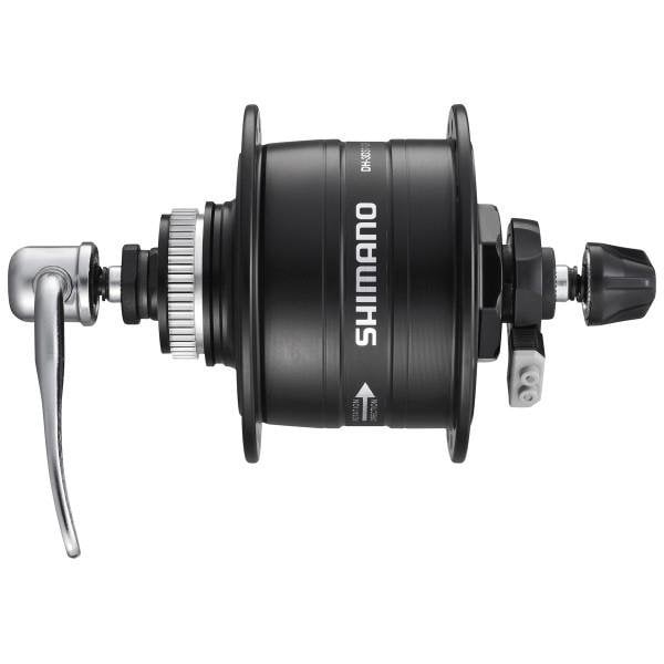 Shimano DH-3D37 6V/3W 36h C.Disk Fren Dinamolu QR Ön Göbek Siyah