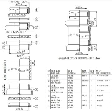 Neco CH-140 Yarı Entegre 1.1/8'' Pasolu Furç Takımı