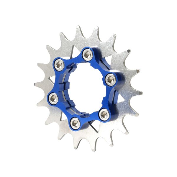 Tanke 18T Çelik Dişli Single Speed Kit Mavi