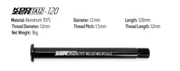 Koozer TA12-120 M12 x P1.5 x L12 Sokma Mil