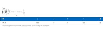 Unior 1644/4 Bisiklet Zincir Ölçme Aparatı