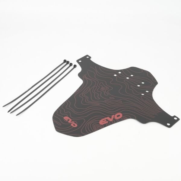 Evo PVC Mtb Ön Çamurluk Siyah-Kırmızı