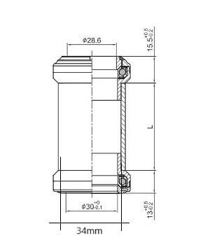 Chin Haur CH-281 TCBW Yarı Entegre 1.1/8'' Furç Takımı (Carraro,Bianchi Fat,Buffalo)
