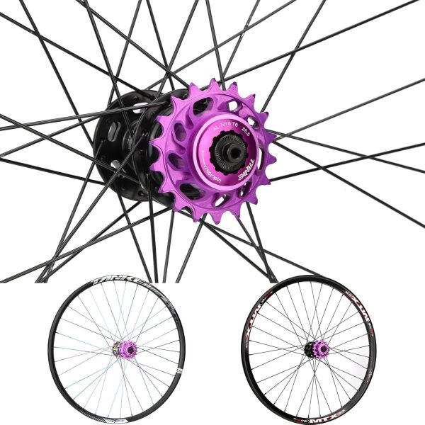 Tanke 18T Alüminyum Dişli Single Speed Kit Mor