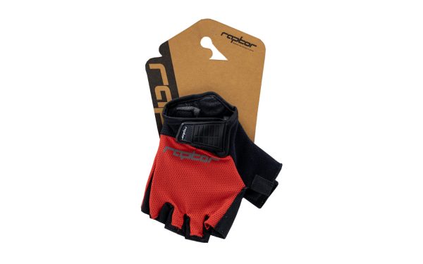 Raptor Evo Kısa Parmak (Gel-Pad) Yetişkin Bisiklet Eldiveni Magma Burgundy
