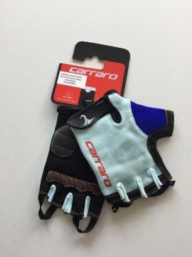 Carraro CRO-004 E Yetişkin Bisiklet Eldiveni Turkuaz-Mavi