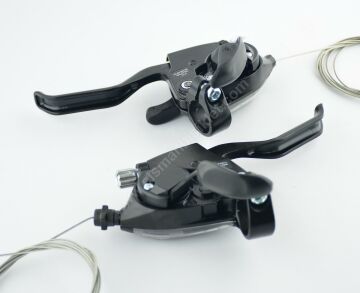 Shimano ST-EF500-8R2A, ST-EF500-L2A 3x8 Vites Fren Kolu Set