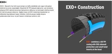 Maxxis 29x2.40 Minion DHR II 3C Maxx Terra EXO+ TR Katlanır Dış Lastik Siyah