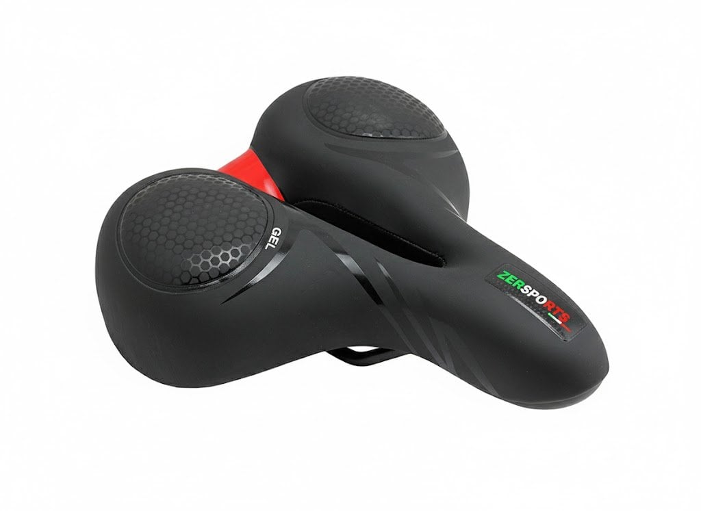 Zersports Black Line Elastomer Yaylı Jel Destekli Rahat Şehir Bisiklet Selesi