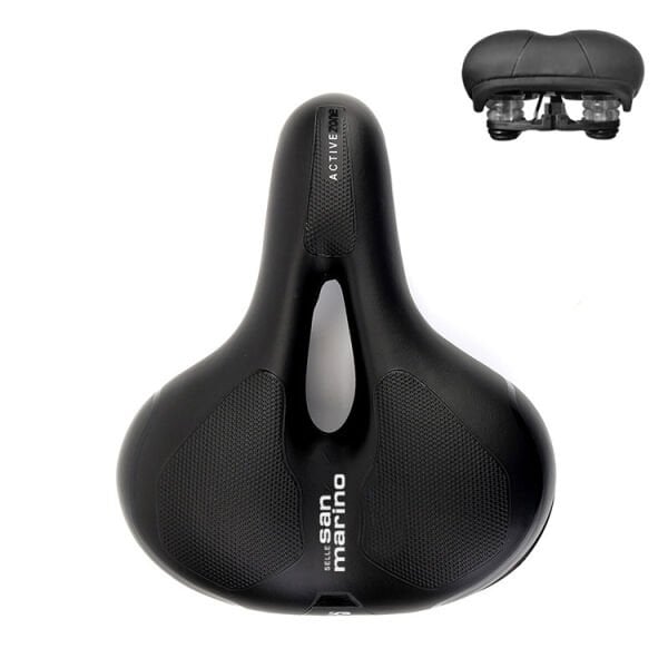 Selle San Marino SM-963 Active Zone Elastomer Yaylı Şehir Bisiklet Selesi
