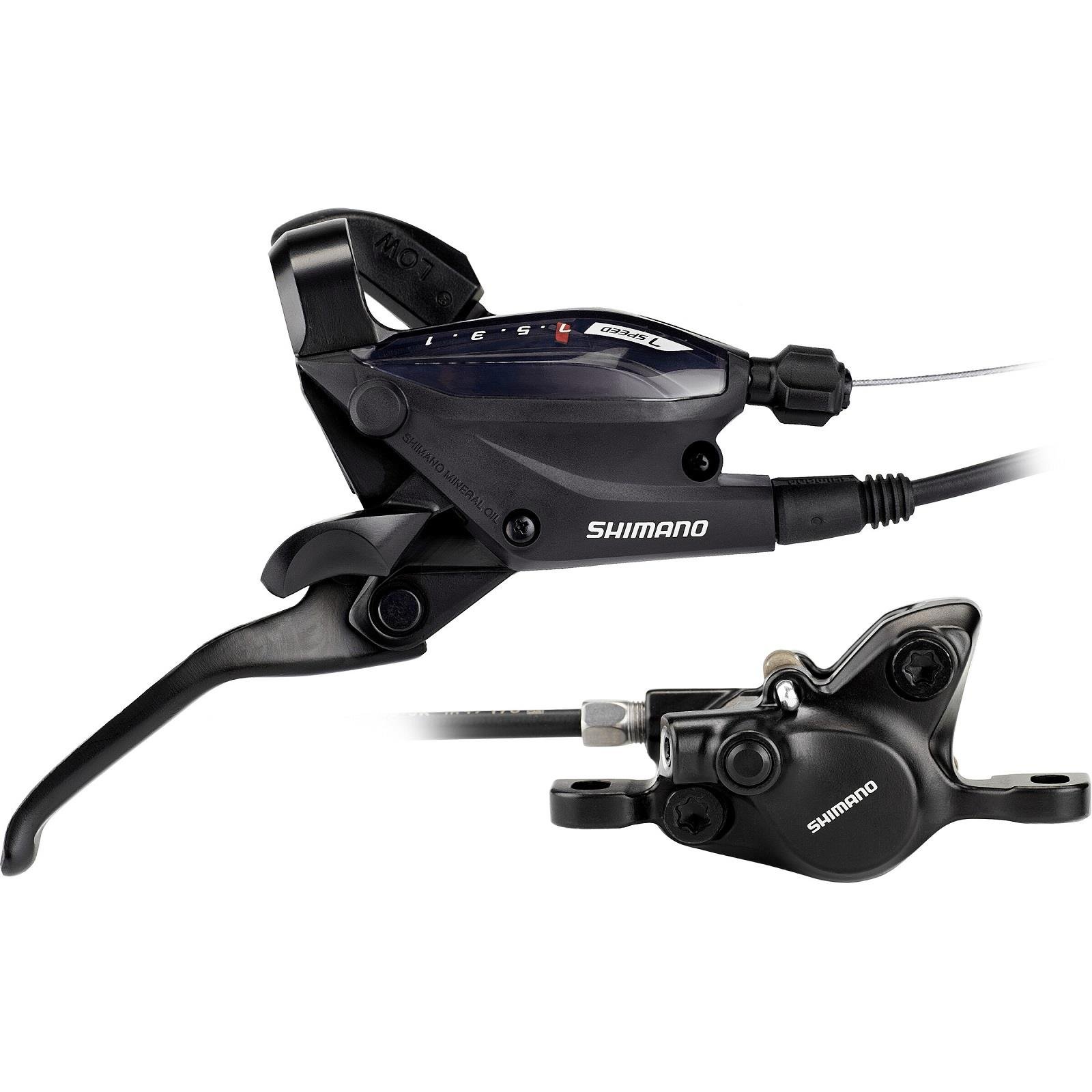 Shimano ST-EF505-7R, BR-MT200 7li Sağ-Arka H.Disk Fren/Vites Kolu Seti