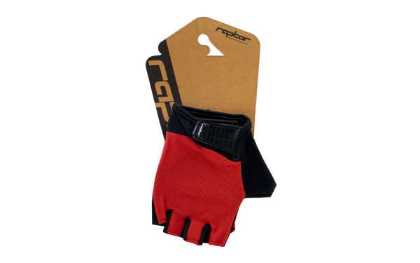 Raptor Evo Kısa Parmak (Foam-Pad) Yetişkin Bisiklet Eldiveni Magma Burgundy